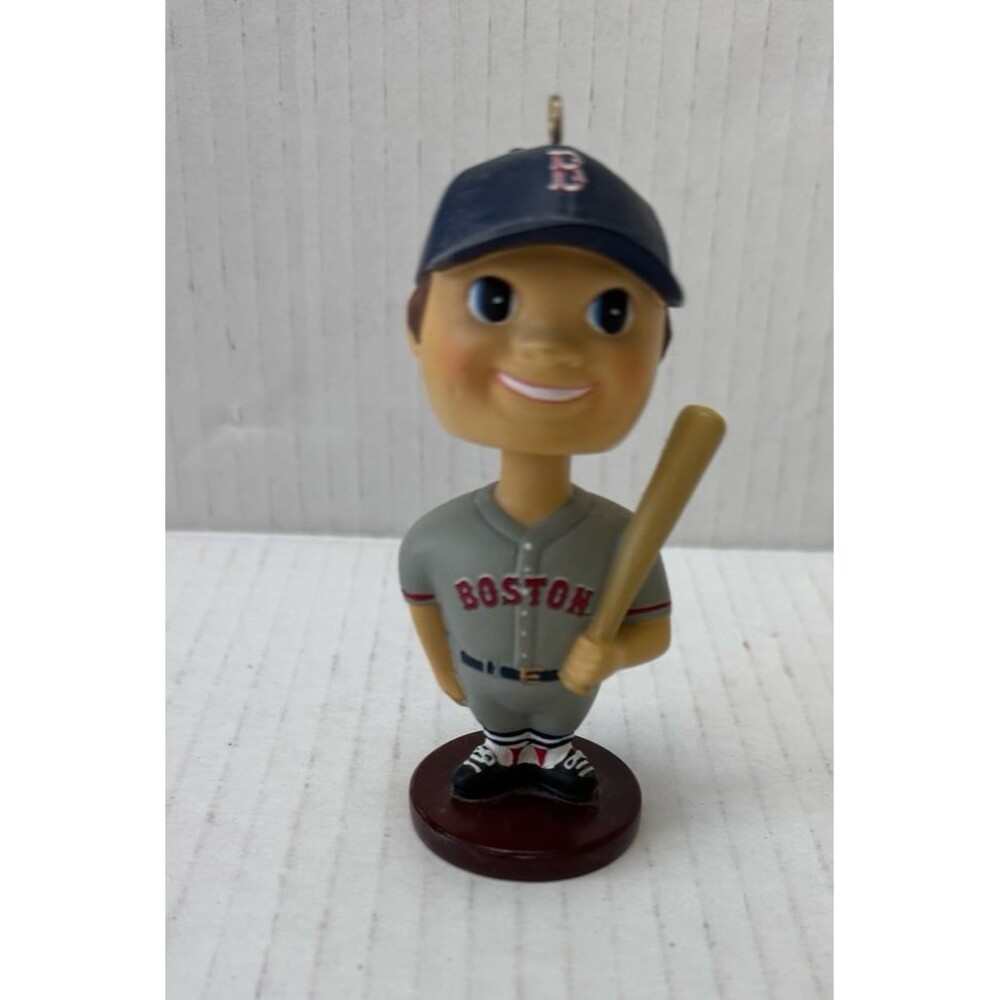 MLB Red Sox BOBBLEHEAD ORNAMENTS Away and Home Uniform The Memory Company